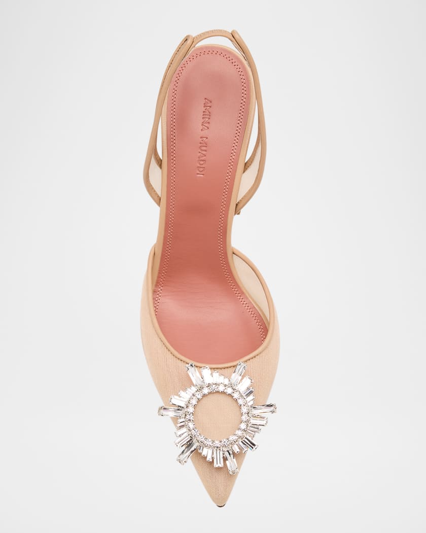 Begum Nylon Crystal Ornament Pumps