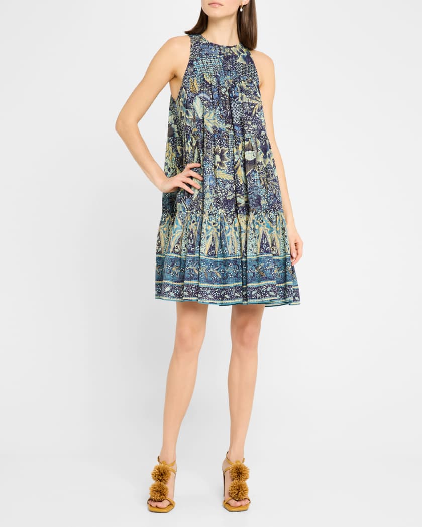 Mari Printed Swing Dress