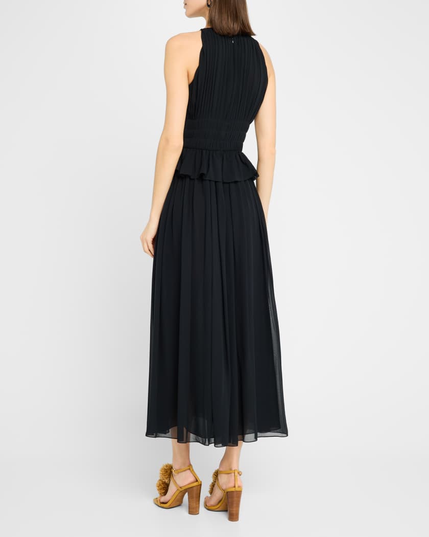 Adeline Silk Midi Dress