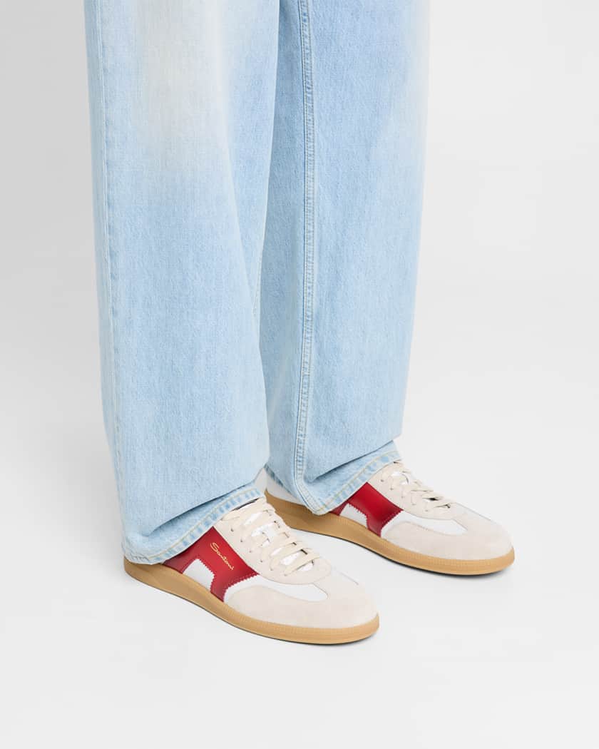 Men's Olympic Leather Low-Top Sneakers | Neiman Marcus