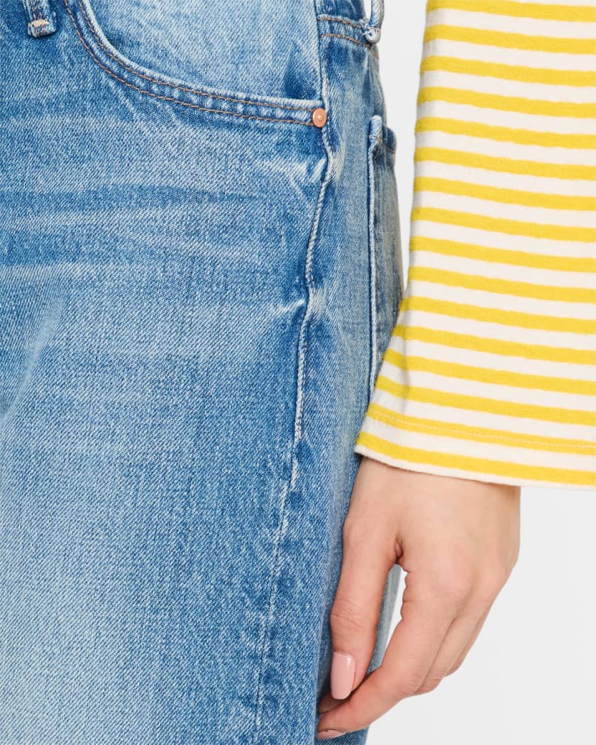 Lil' Dodger Button Sneak Jeans