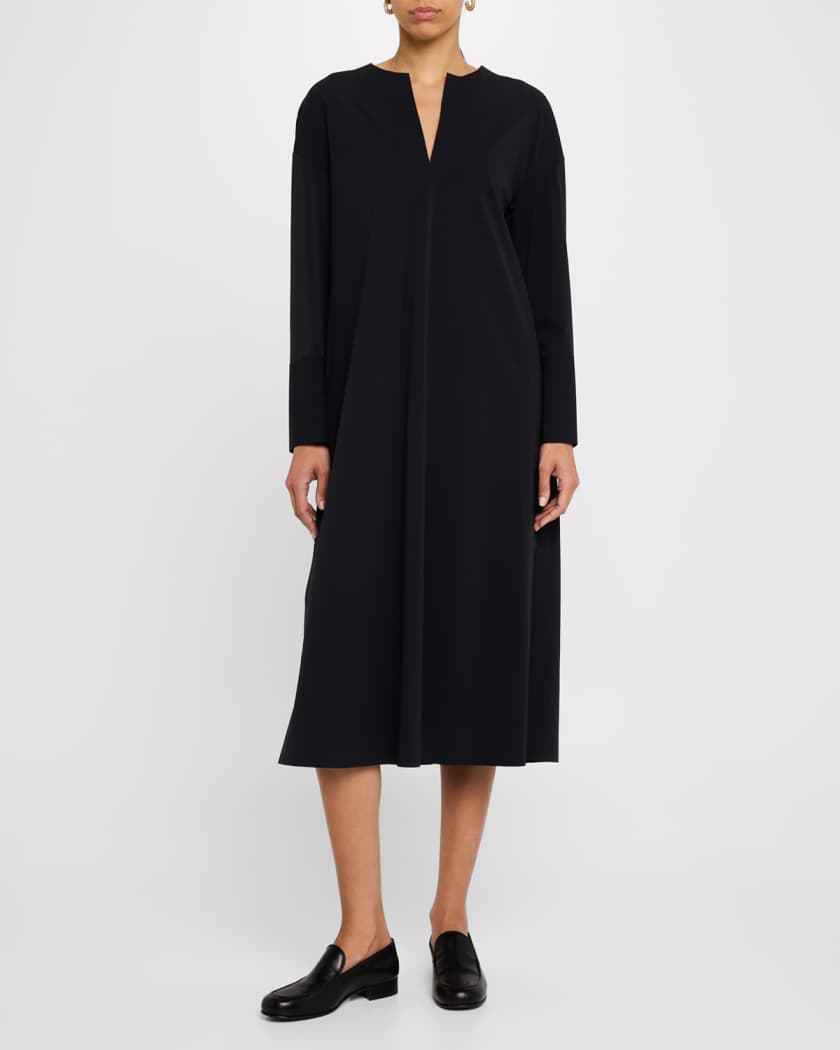 black floral long sleeve dress Long Sleeve Evening Gown with Floral Beading Dark Nude / 22