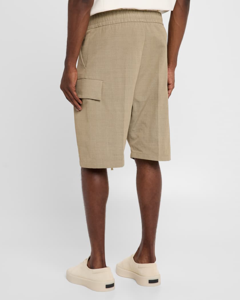 Men's Long Cargo Shorts