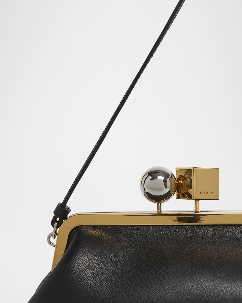 La Pochette Salon Leather Shoulder Bag