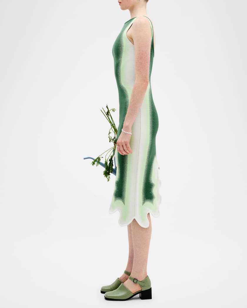 Aster Reversible Asymmetric Wavy Dress