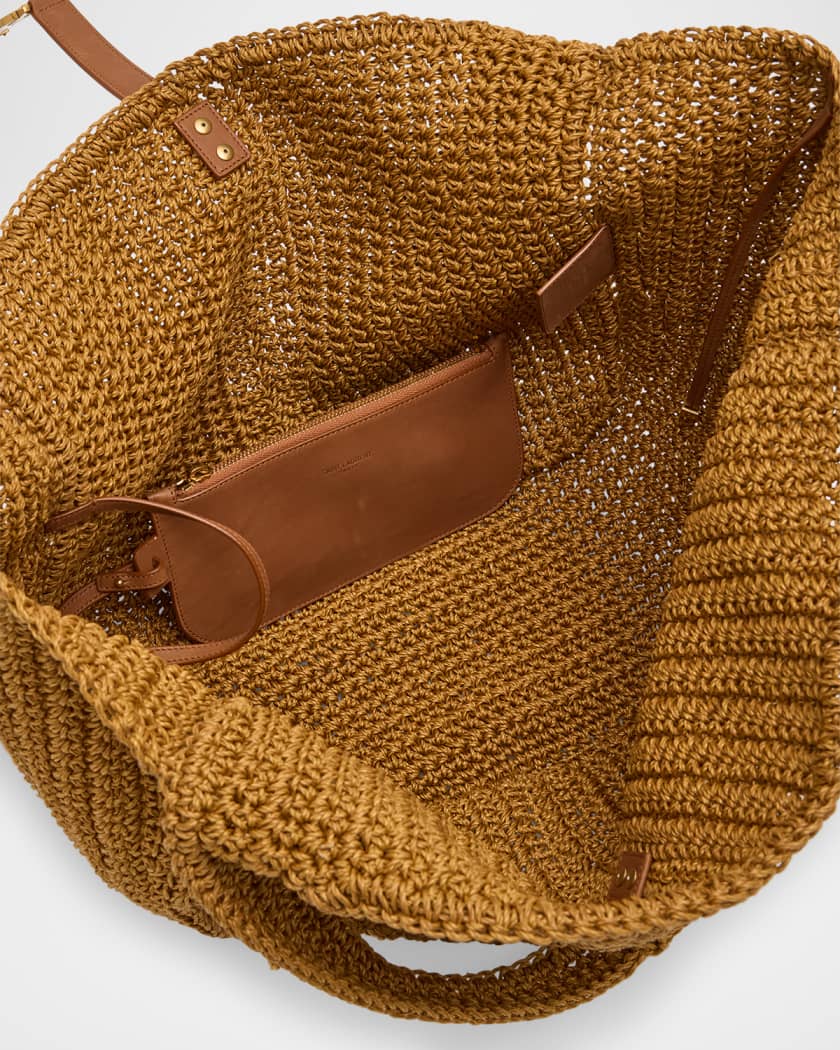 Bea YSL Tote Bag in Cord and Leather 