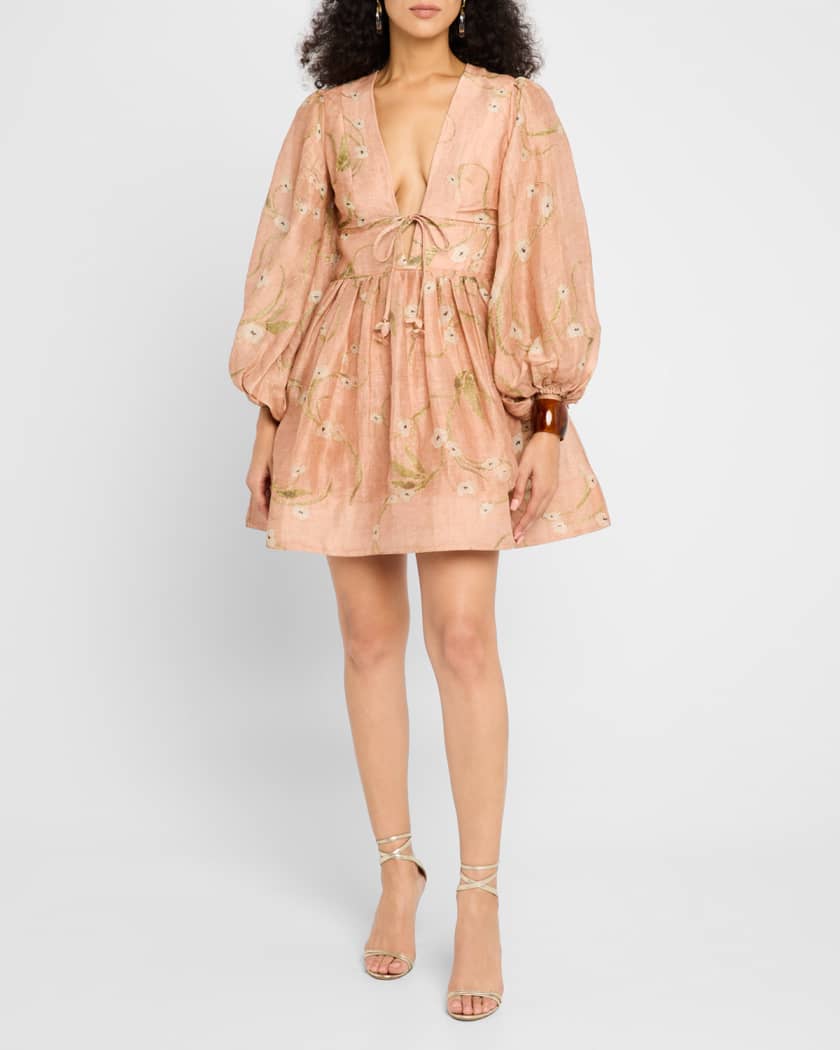 Illuminate Drawn Mini Dress
