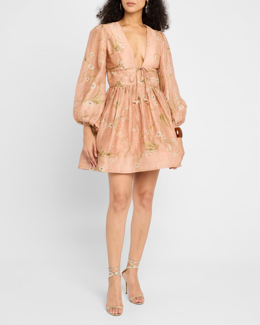 Illuminate Drawn Mini Dress