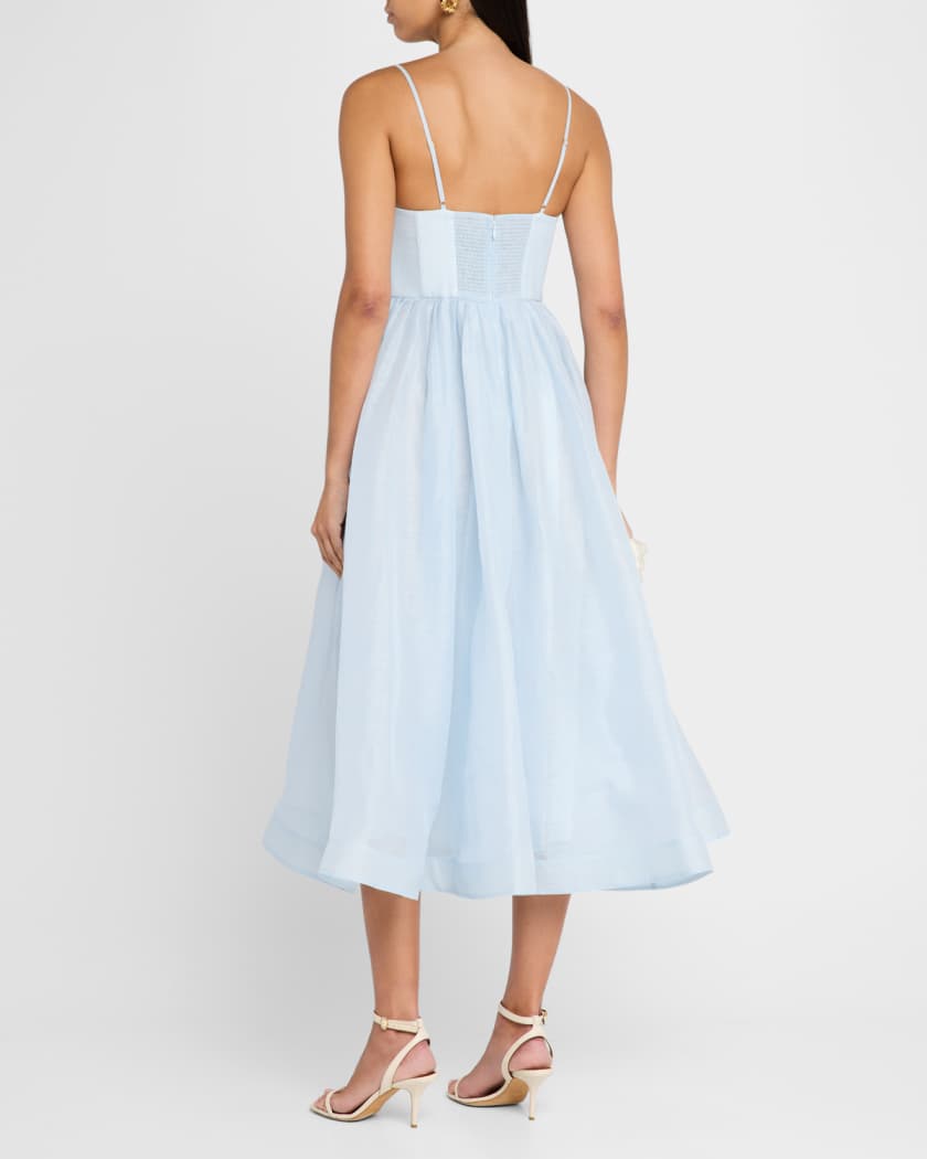 Illuminate V-Neck Midi Dress
