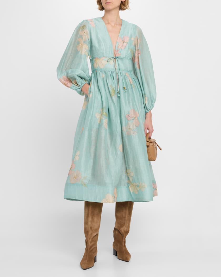 Illuminate Drawn Billow Dress