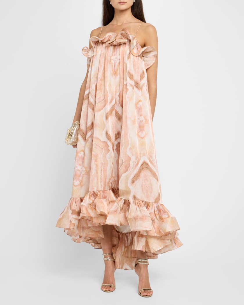 Illuminate Flounce Gown