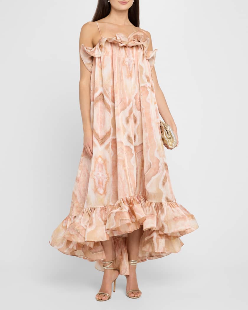 Illuminate Flounce Gown