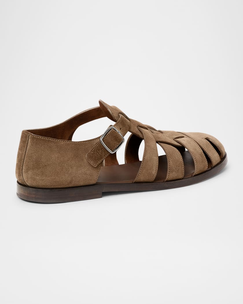 Men's Maxime Walk Suede Fisherman Sandals