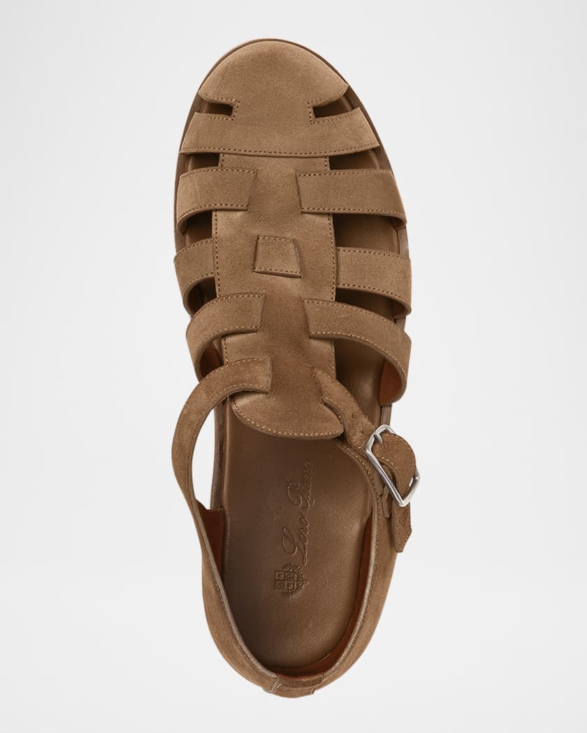 Men's Maxime Walk Suede Fisherman Sandals