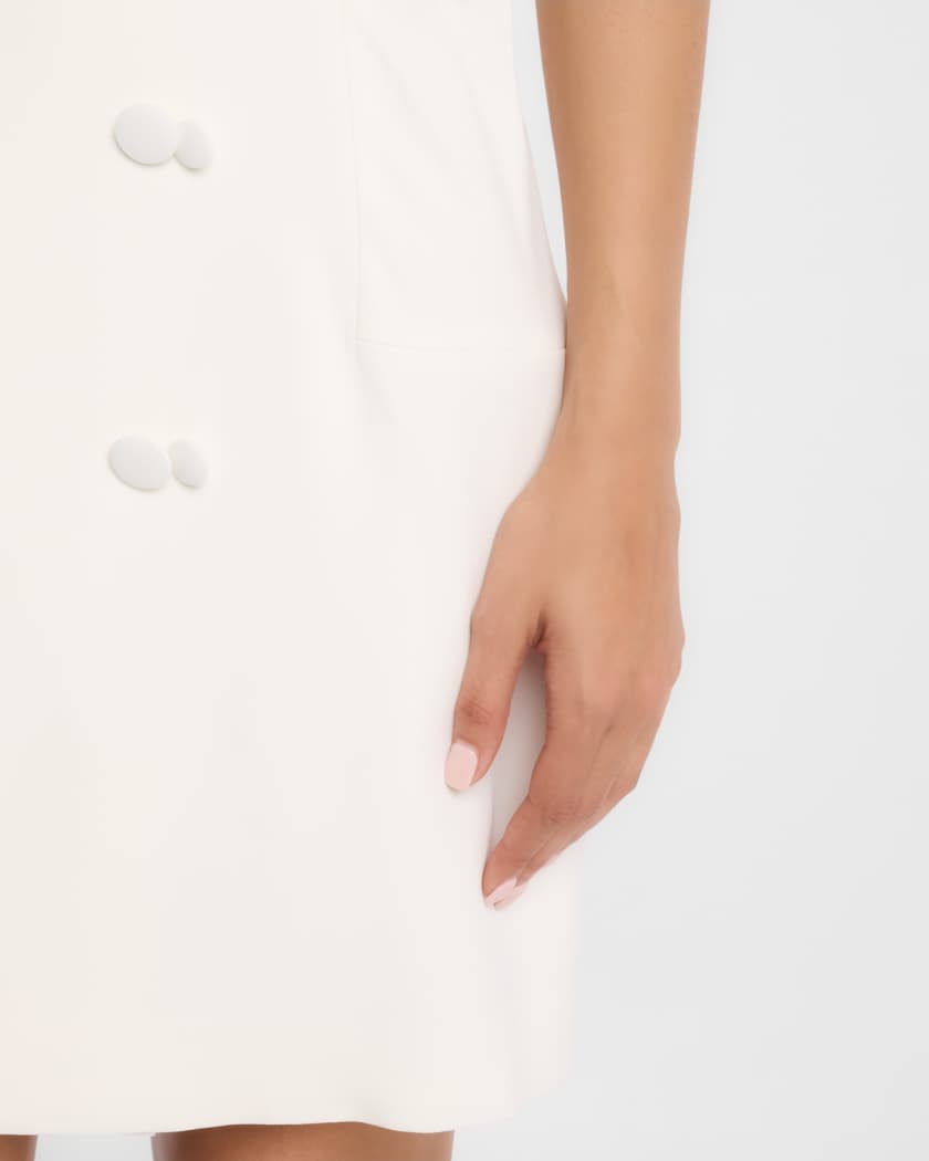 Double-Breasted Tuxedo Dress