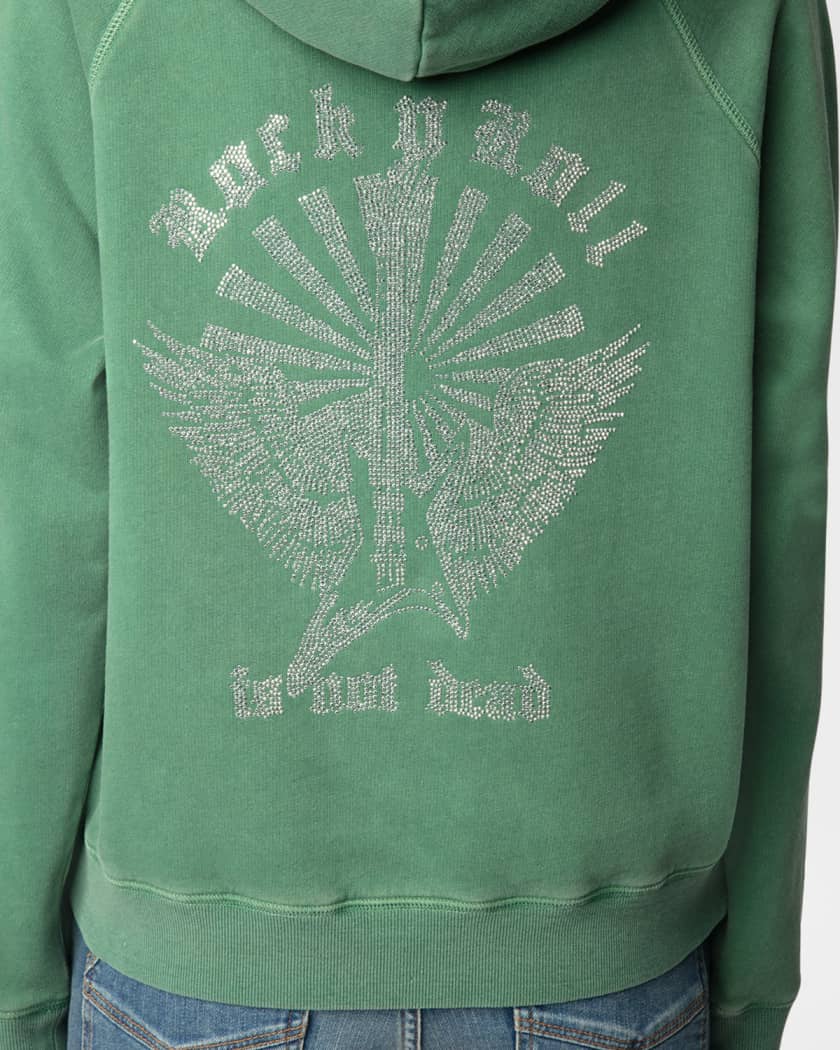 Georgy Embellished Guitar Wings Hoodie