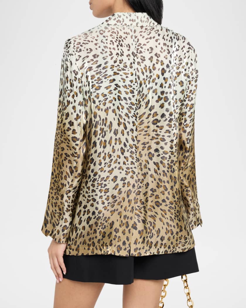 Wacks Ombre Leopard-Print Jacket