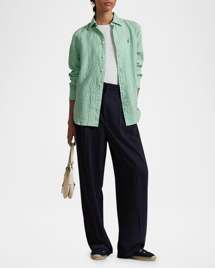 Oversize Fit Linen Shirt