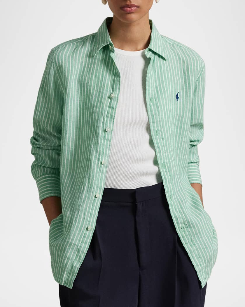 Oversize Fit Linen Shirt