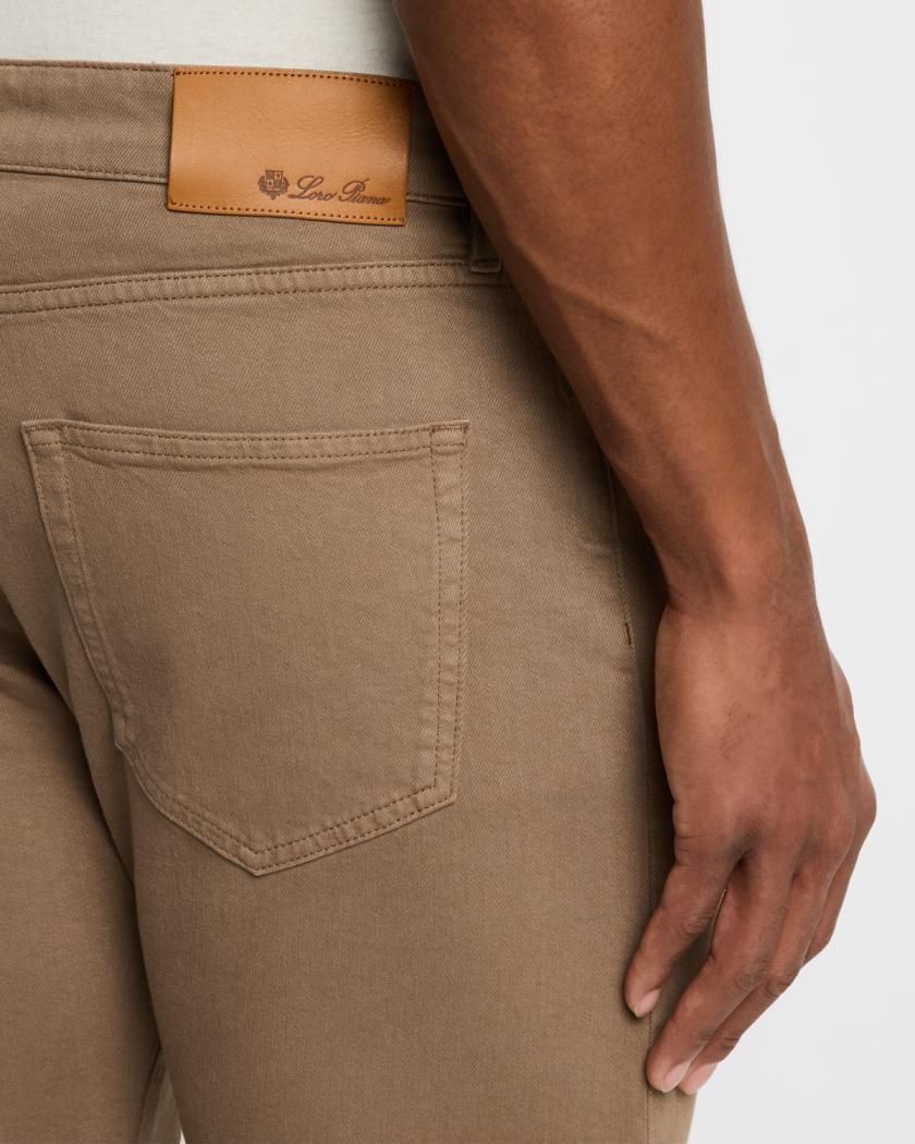 Loro Piana Men's Quarona Denim Five-Pocket Pants | Neiman Marcus