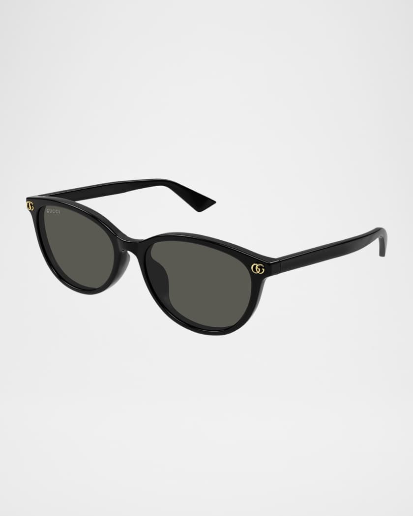 GG Logo Round Acetate Sunglasses