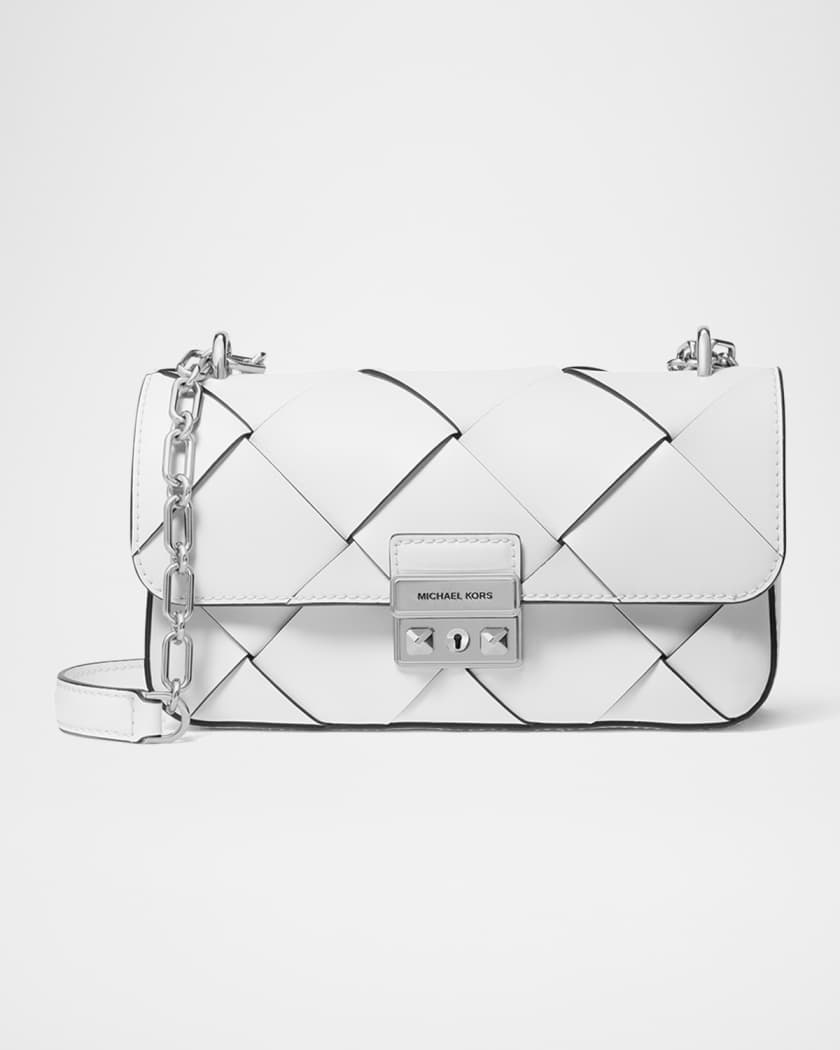 MICHAEL Michael Kors Tribeca Small Woven Phone Crossbody Bag | Neiman Marcus
