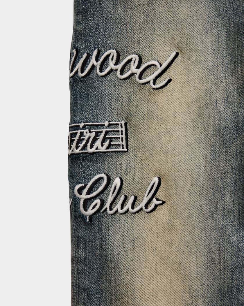 Boy's Music Club Staggered Jeans, Size 4-12