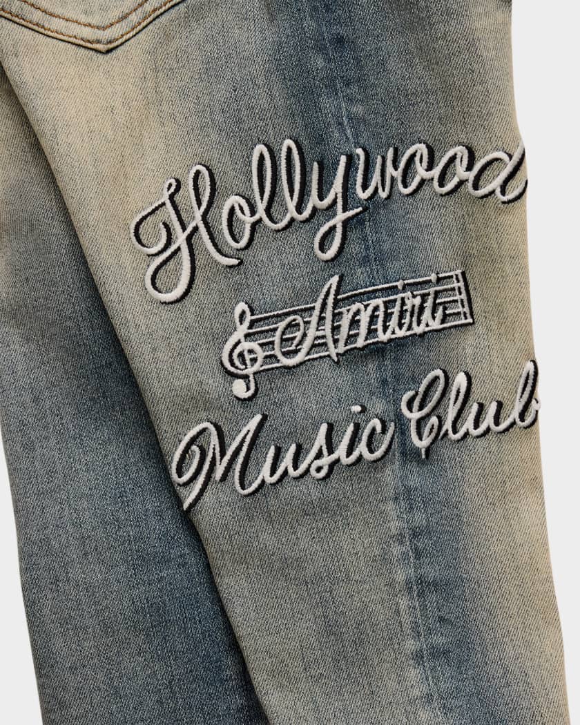 Boy's Music Club Staggered Jeans, Size 4-12