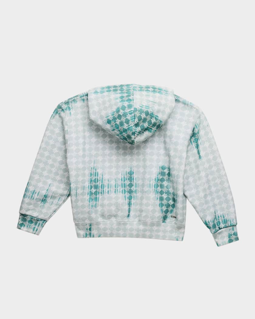 Boy's 4M Embossed Hoodie, Size 4-12