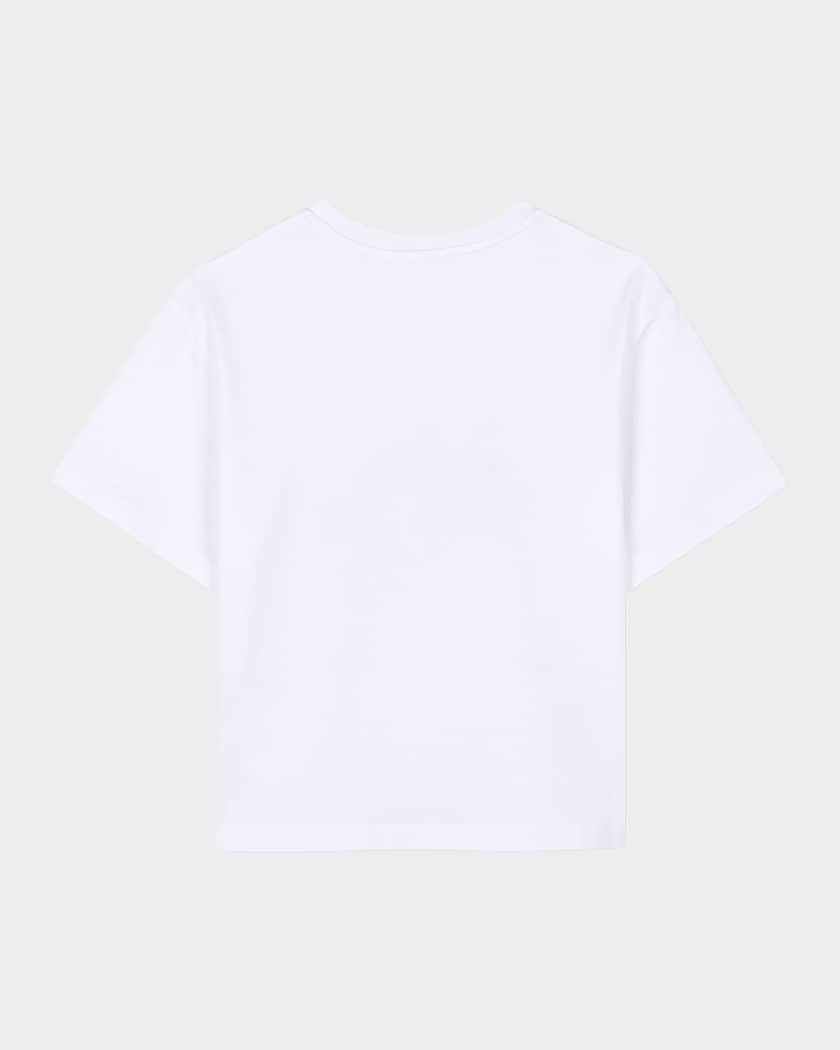  Girl's Logo-Print Embroidered Graphic T-Shirt, Size 4-6