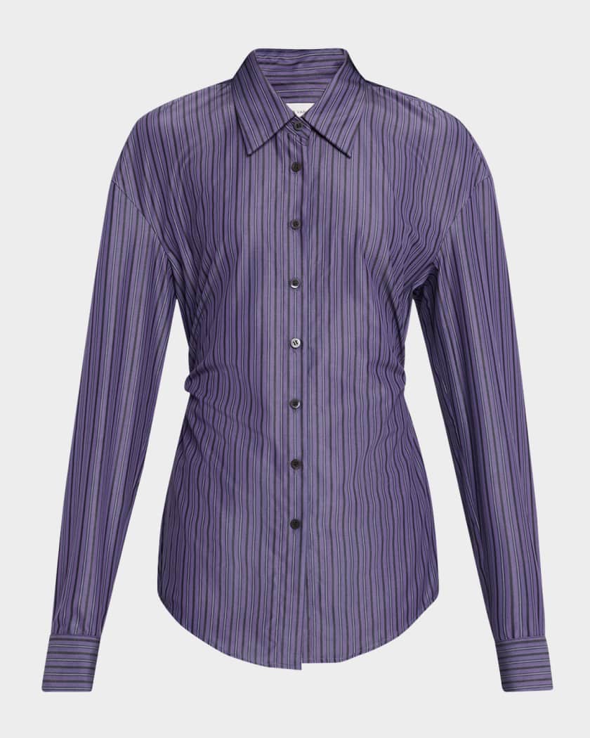低価格の Dries Van Liberty | Shirt Cotton Striped Noten