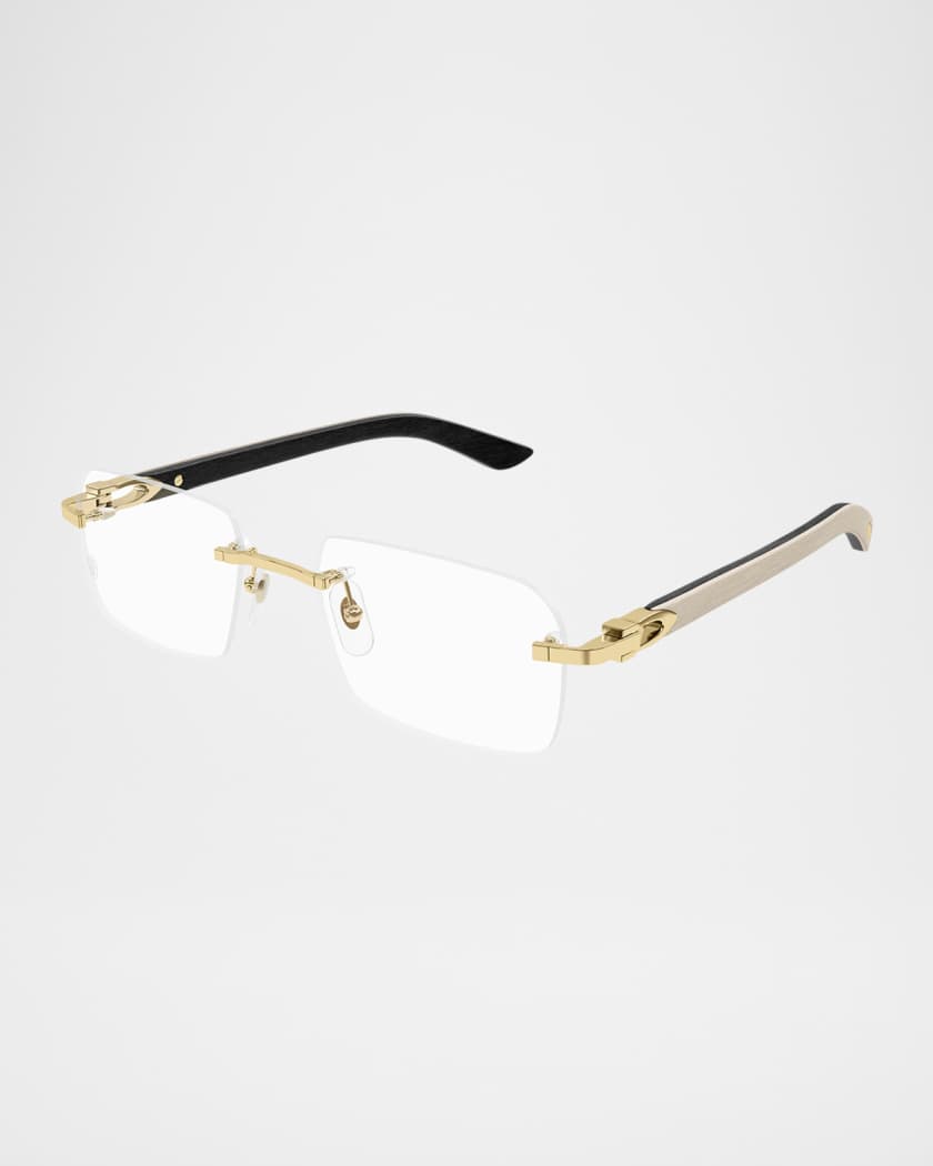 Men's CT0453OM Metal Rectangle Optical Frames