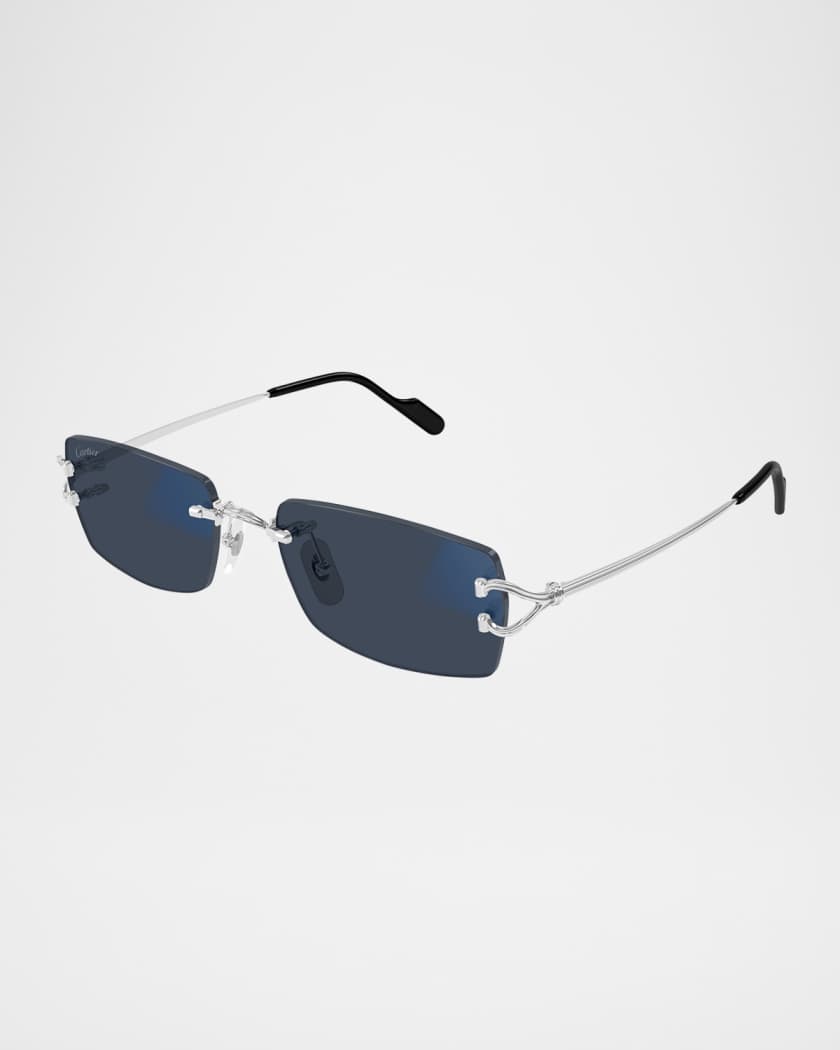 Men's Metal Rectangle Optical Frames