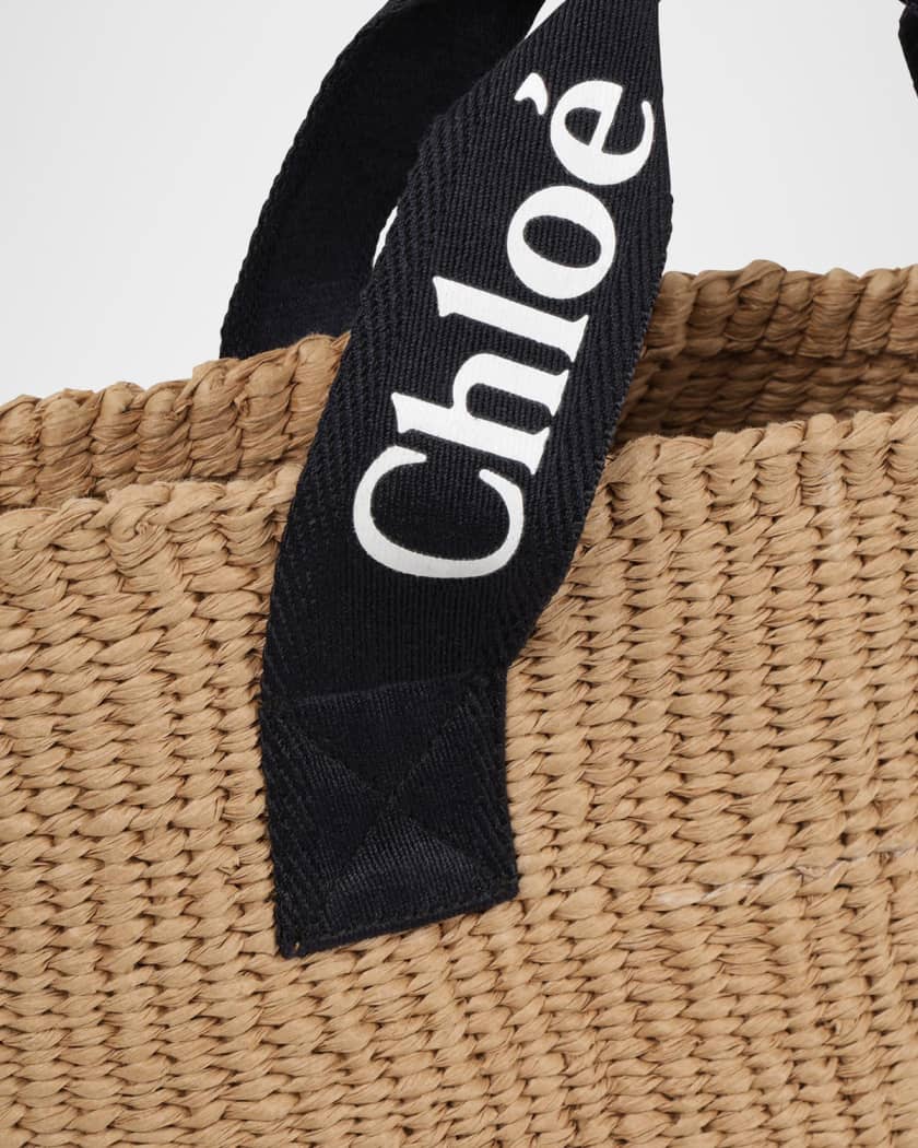 Girl's Logo-Print Basket Bag 