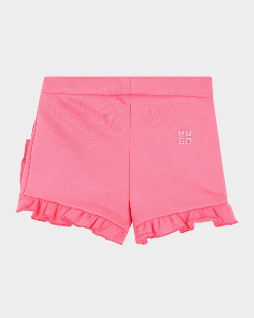 Girl's Embellished Logo-Print Skort, Size 12M-3