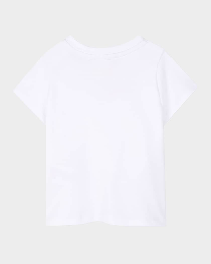 Girl's Floral Embroidered Logo-Print T-Shirt, Size 12M-3