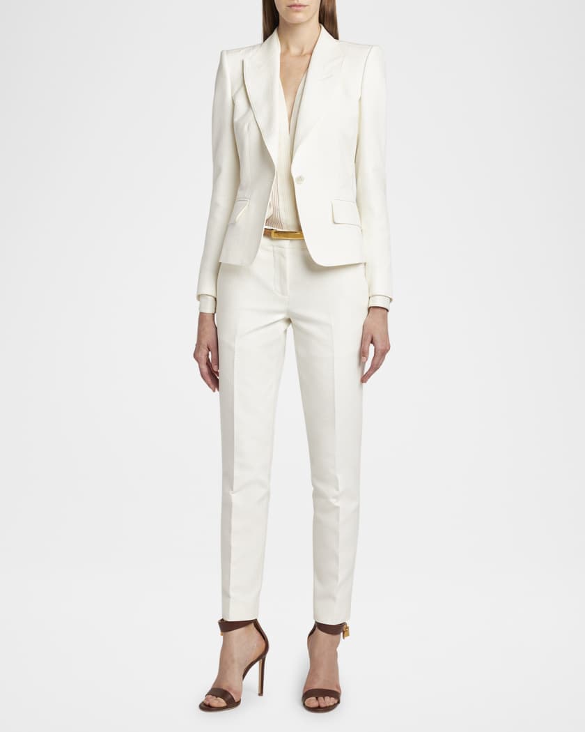 Leather Stiletto Sandals with Padlock