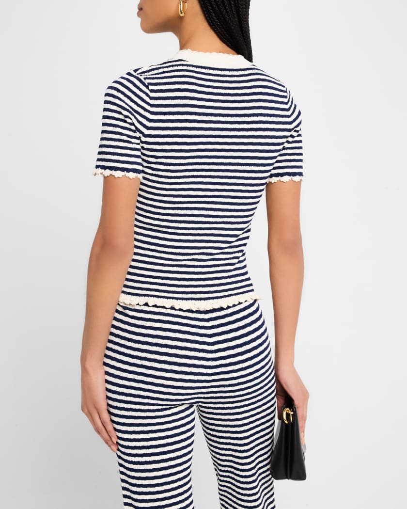 Addy Stripe Knit Tee