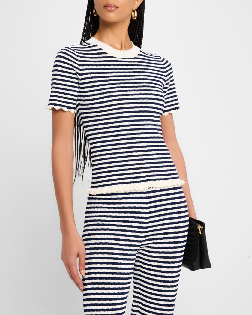 Addy Stripe Knit Tee