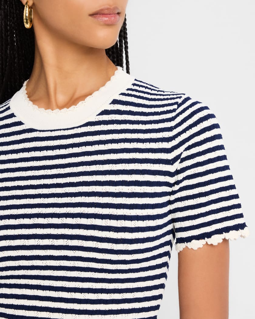 Addy Stripe Knit Tee