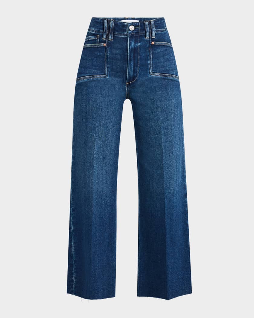 Anessa Raw Hem Jeans with Set-In Pockets