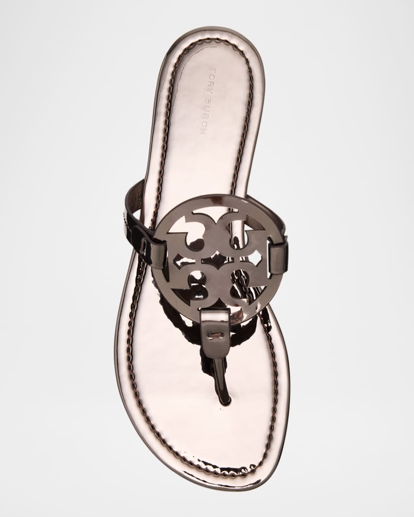 Miller Metallic Logo Thong Sandals