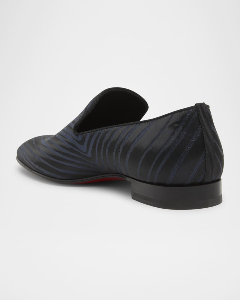 Men's Dandelion Red-Sole Jacquard Loafers