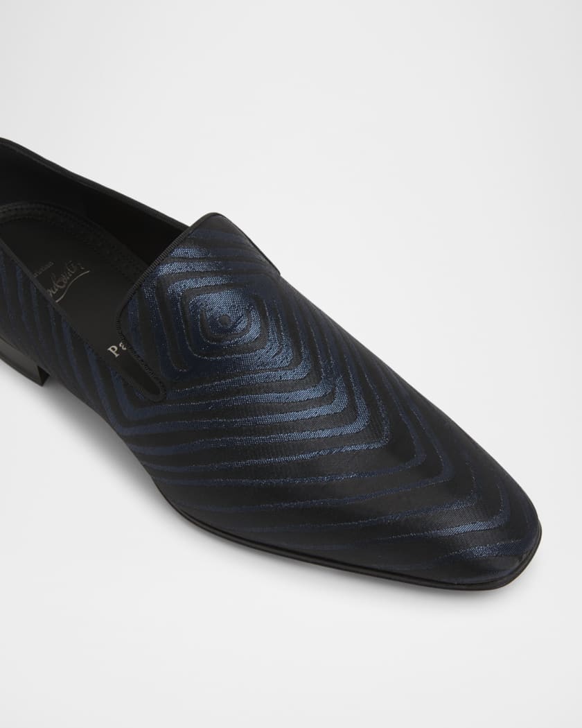 Christian Louboutin Men's Dandelion Red-Sole Jacquard