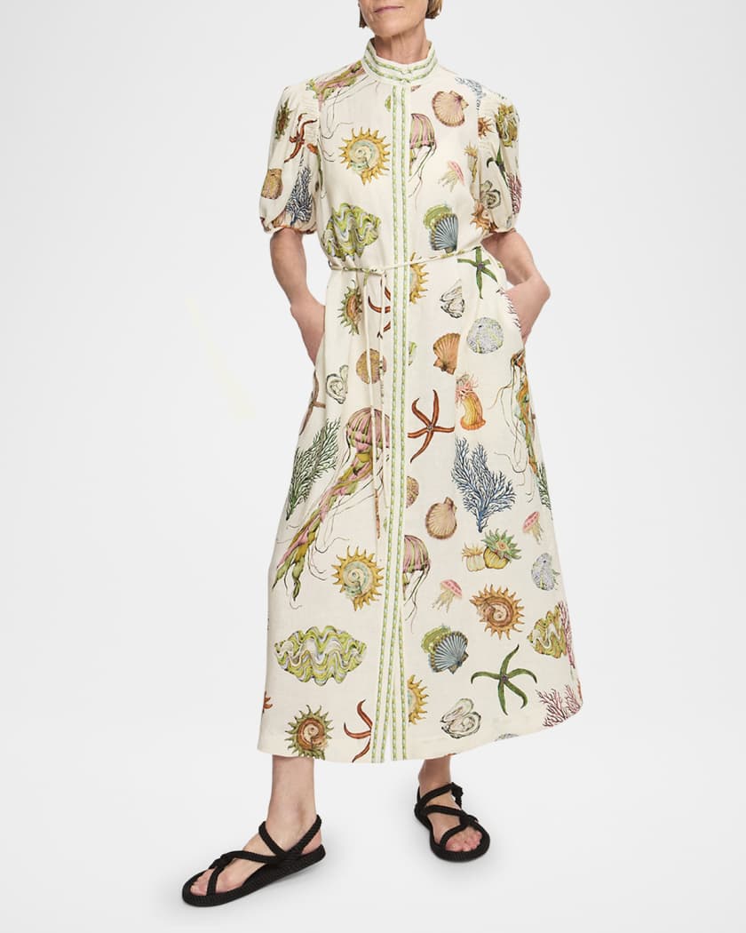 Sea Linen Shirtdress