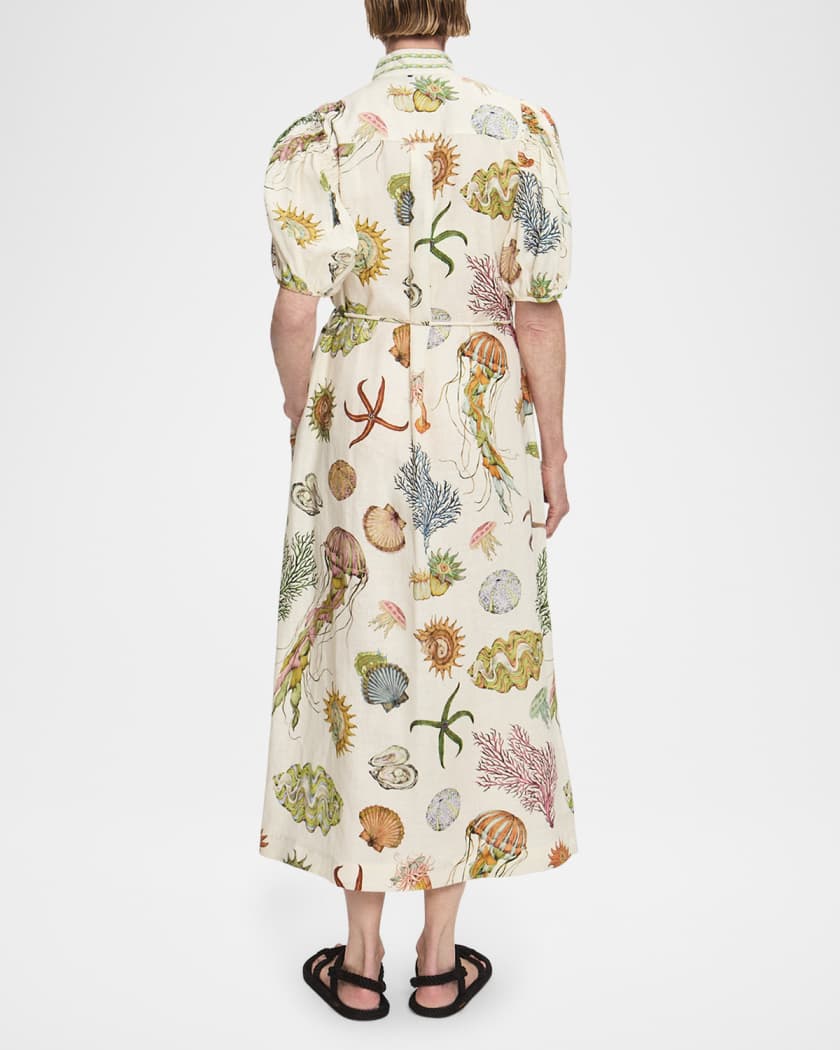 Sea Linen Shirtdress