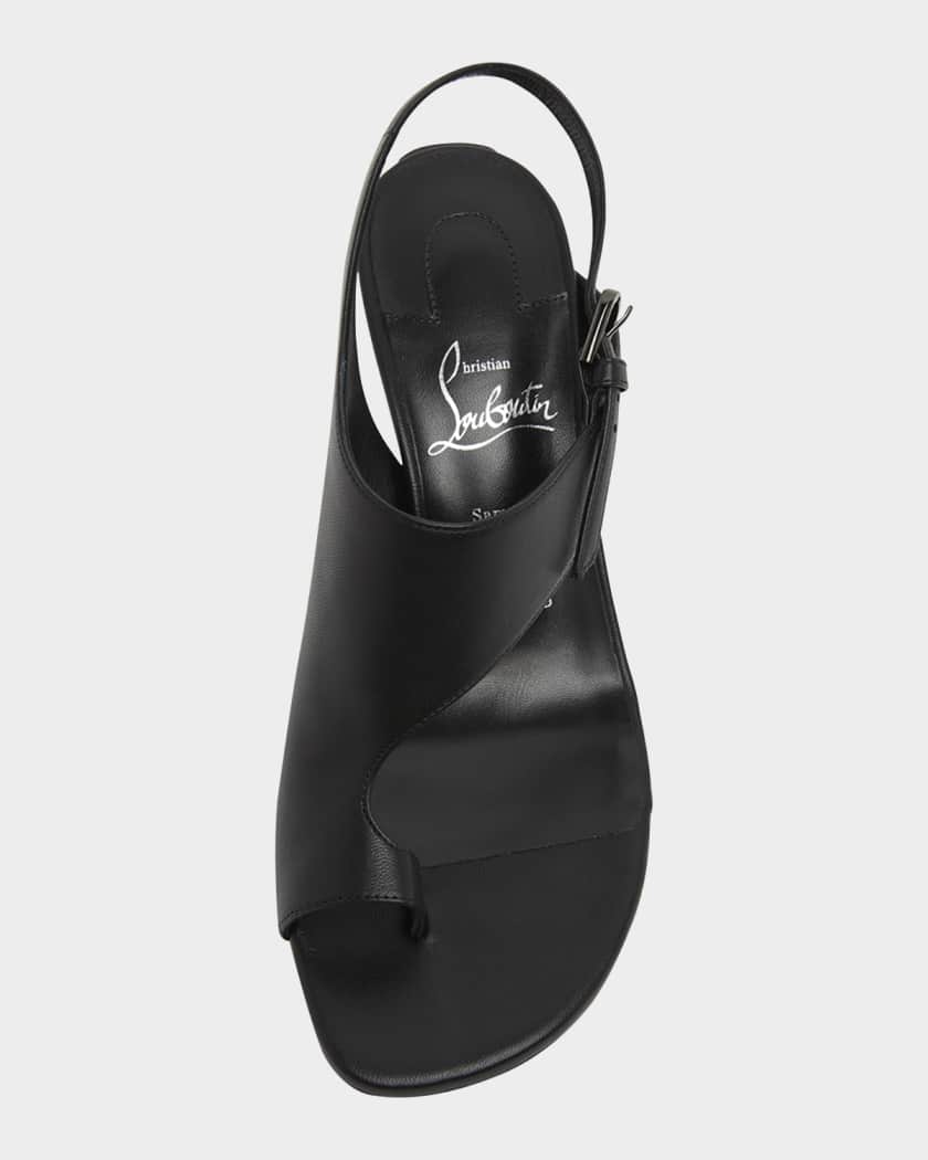 Viva Condora Asymmetrical Red Sole Sandals