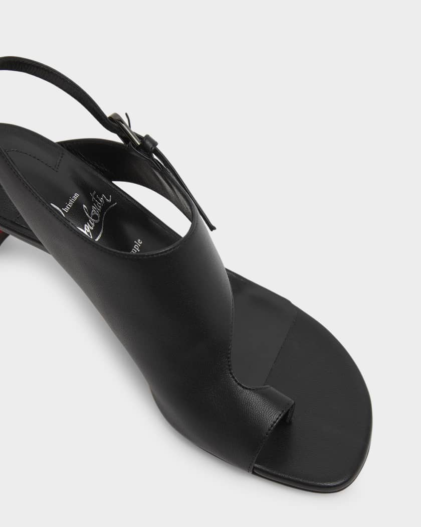 Viva Condora Asymmetrical Red Sole Sandals