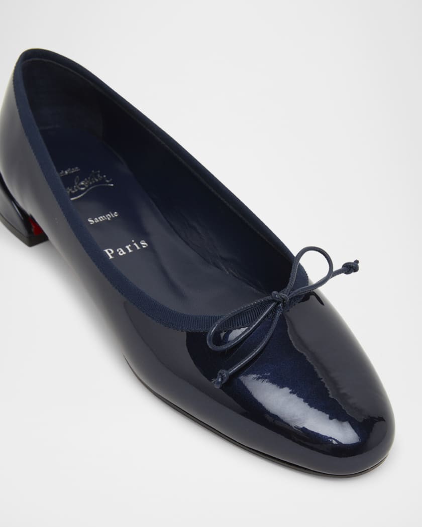 Sweetie Jane Patent Red Sole Ballerina Flats