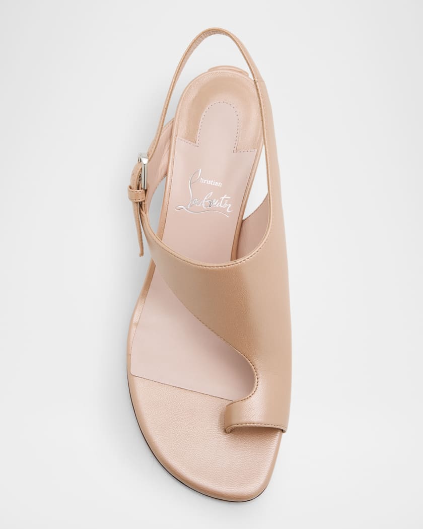 Viva Condora Asymmetrical Red Sole Sandals